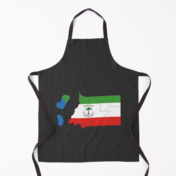 Item preview, Equatorial Guinea Flag Map with regions designed and sold by Alo.