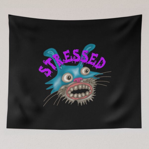 Item preview, Stress Bunny Purple designed and sold by wildjellybeans.