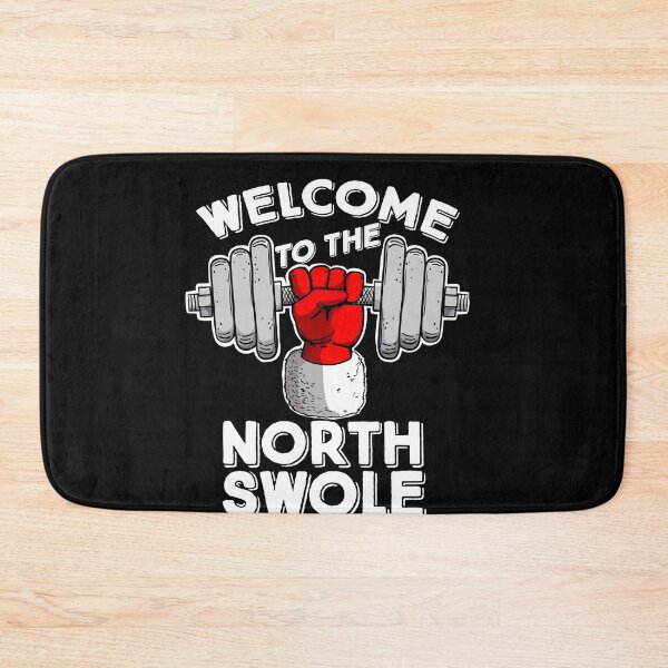 Item preview, funny Santa Claus Welcome to the North Swole designed and sold by Miftees.