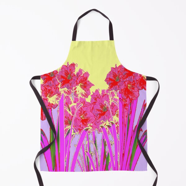 Item preview, MODERN LILAC FUCHSIA GARDEN AMARYLLIS FLOWERS ABSTRACT ART designed and sold by sharlesart.