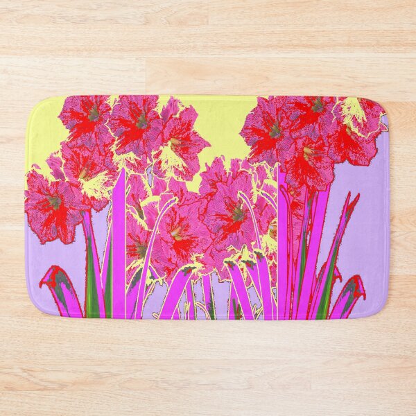 Item preview, MODERN LILAC FUCHSIA GARDEN AMARYLLIS FLOWERS  ABSTRACT ART designed and sold by sharlesart.