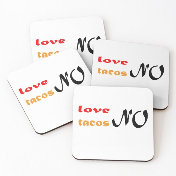 Item preview, No Love No Tacos designed and sold by TINASTORESHOPE.