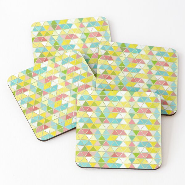Item preview, Cool Colored triangle mosaic art designed and sold by AYACHI90.