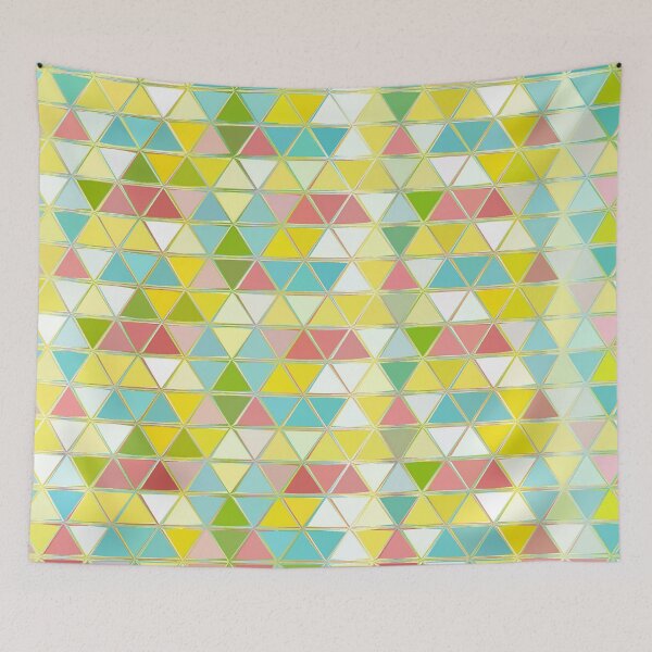 Item preview, Cool Colored triangle mosaic art designed and sold by AYACHI90.