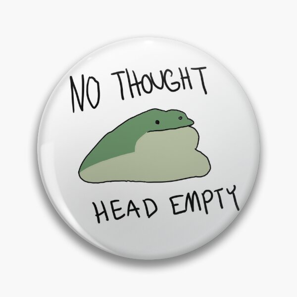 Item preview, No thought (head empty) designed and sold by OpossumOddities.