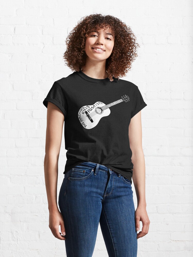 this guitar kills fascists t shirt