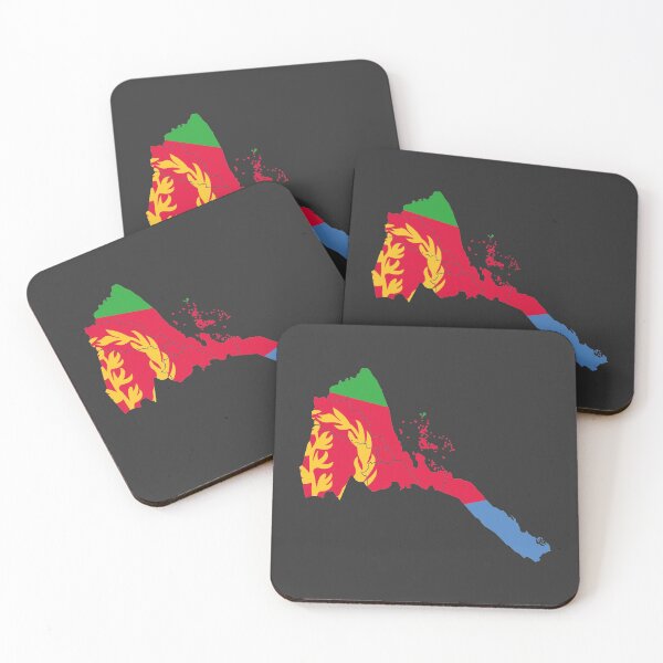 Item preview, Eritrea Flag Map with regions designed and sold by Alo.