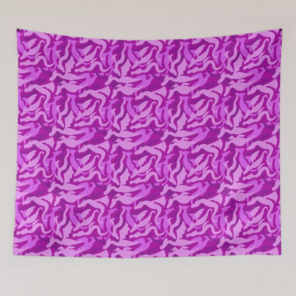 Item preview, Dragon Pink and Purple Camo -  Dragon Shape Camouflage Pattern designed and sold by complicolor.