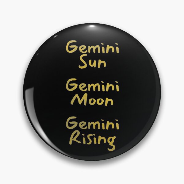 Item preview, Gemini Sun Gemini Moon Gemini Rising Text designed and sold by leomooncreates.