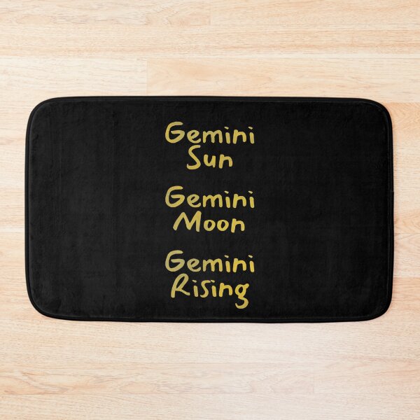 Item preview, Gemini Sun Gemini Moon Gemini Rising Text designed and sold by leomooncreates.