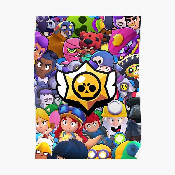 Brawl Stars Posters Redbubble