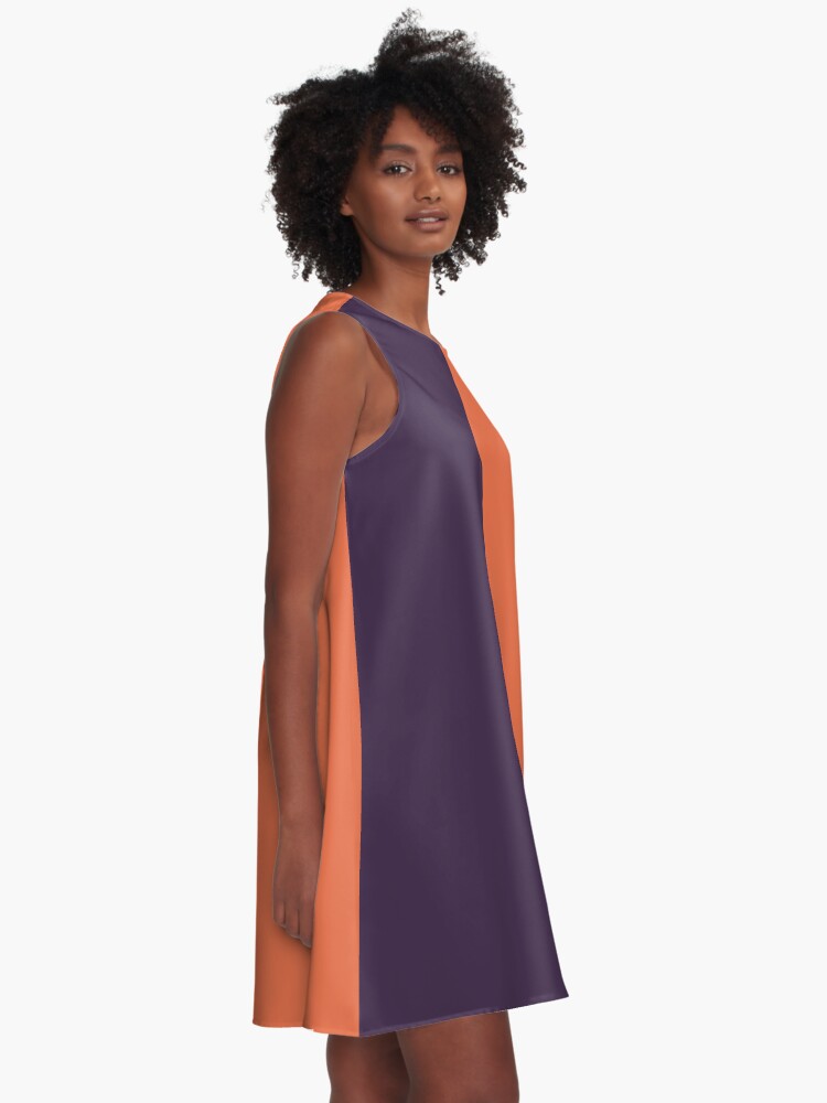 Tell Me Everything Mauve Colorblock Dress