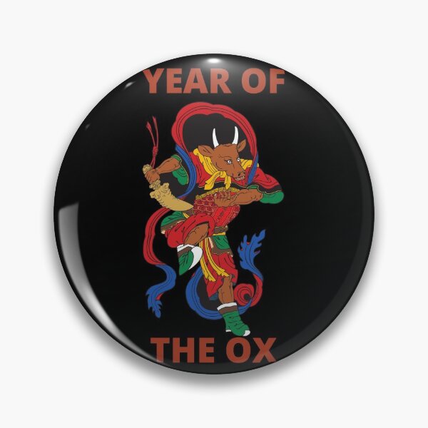 Item preview, Year of The Ox 2021 designed and sold by Windmill Wildflowers.