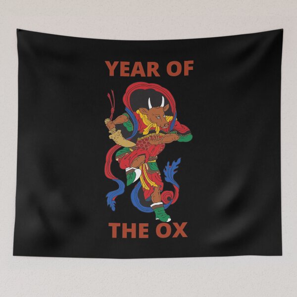 Item preview, Year of The Ox 2021 designed and sold by Windmill Wildflowers.