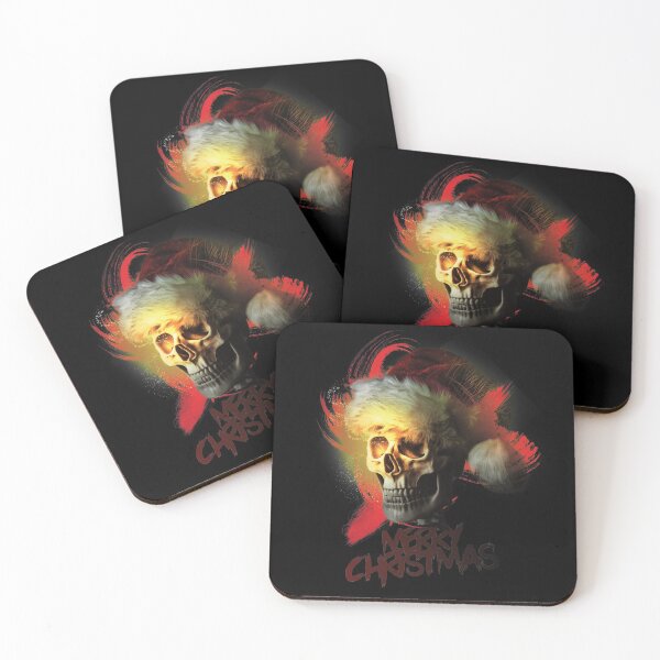 Item preview, Merry Christmas skull designed and sold by Mapstars.