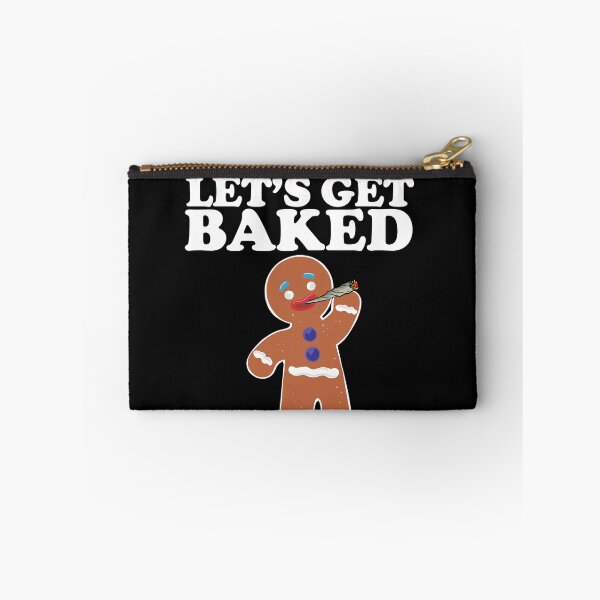 Item preview, Let's Get Baked funny Gingerbread man smoking weed Christmas  designed and sold by Miftees.