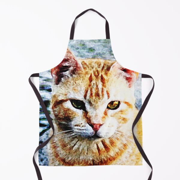Item preview, Young Yellow Cat Portrait designed and sold by Anna Lemos.