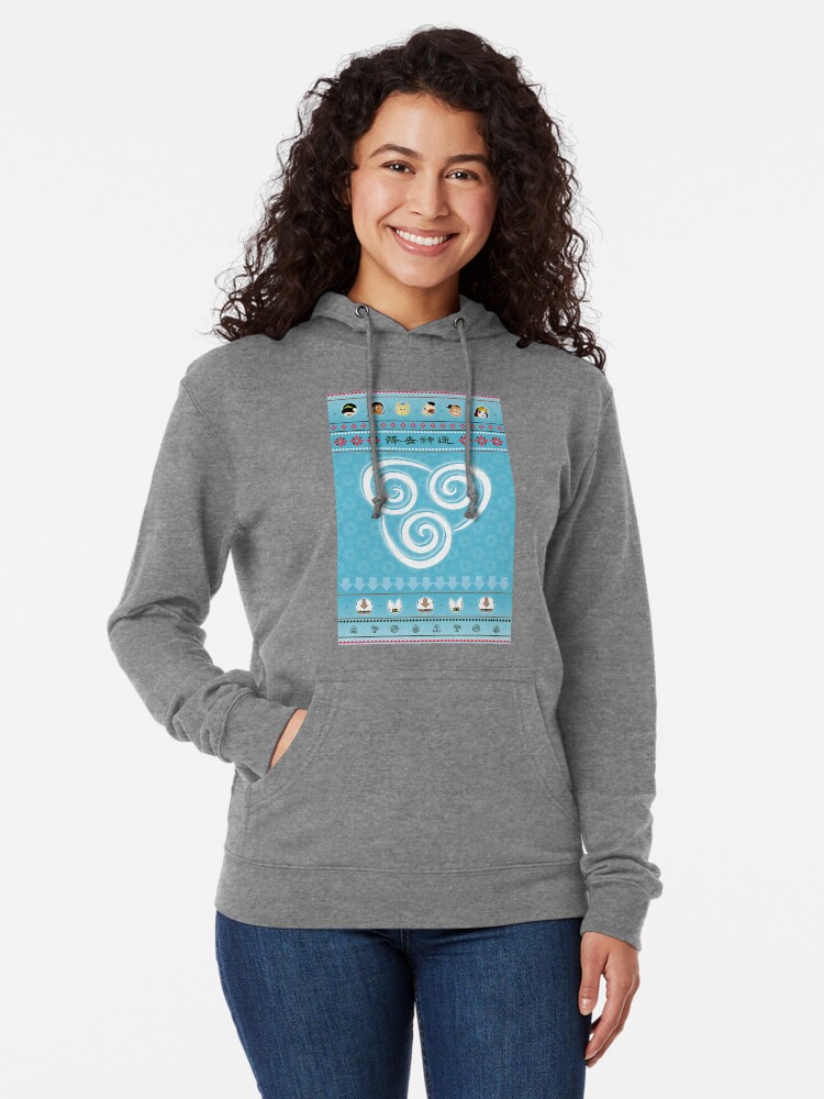 Avatar the Last Airbender Festive Chibis Ugly Christmas Sweater Style
