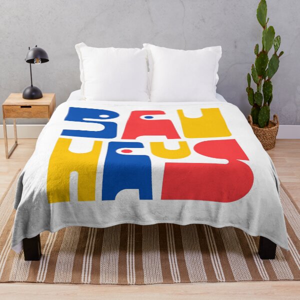 Item preview, Bauhaus Letters Blue Red Yellow #3 designed and sold by SalahBlt.