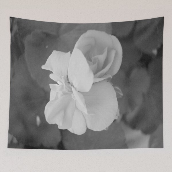 Item preview, Geranium Bloom in Black and White designed and sold by AlteredAtelier.