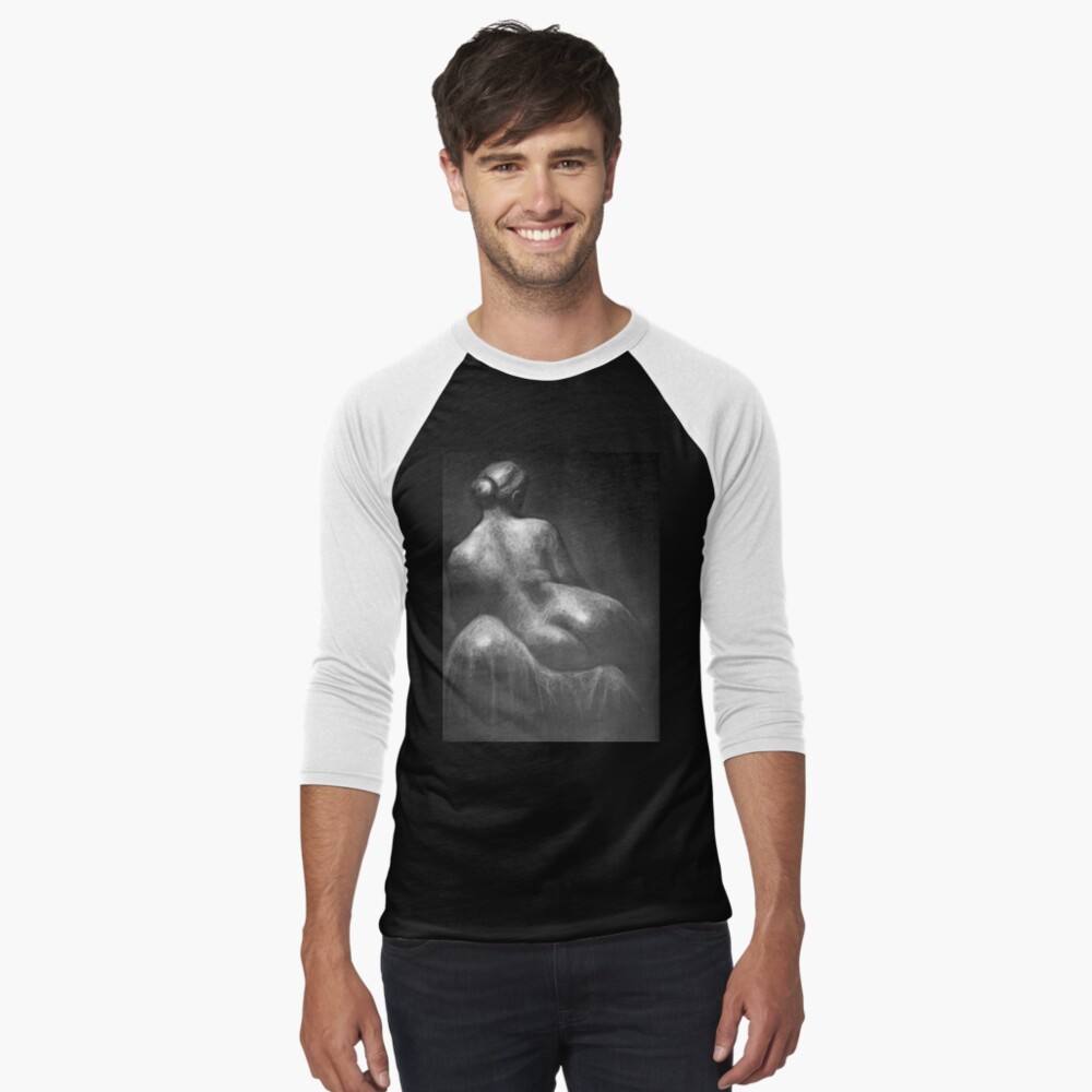 Item preview, Baseball ¾ Sleeve T-Shirt designed and sold by AvrilThomasart.