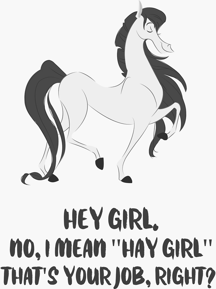 Fergus the Horse: Hey Girl by MinimalistLive