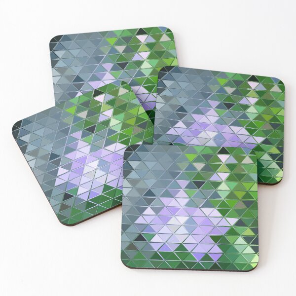 Item preview, Cool Colored triangle mosaic art designed and sold by AYACHI90.