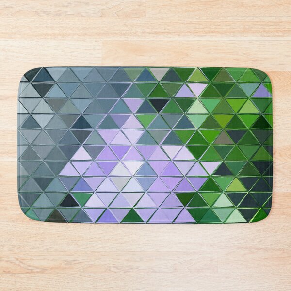 Item preview, Cool Colored triangle mosaic art designed and sold by AYACHI90.