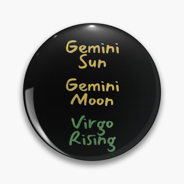 Item preview, Gemini Sun Gemini Moon Virgo Rising Text designed and sold by leomooncreates.