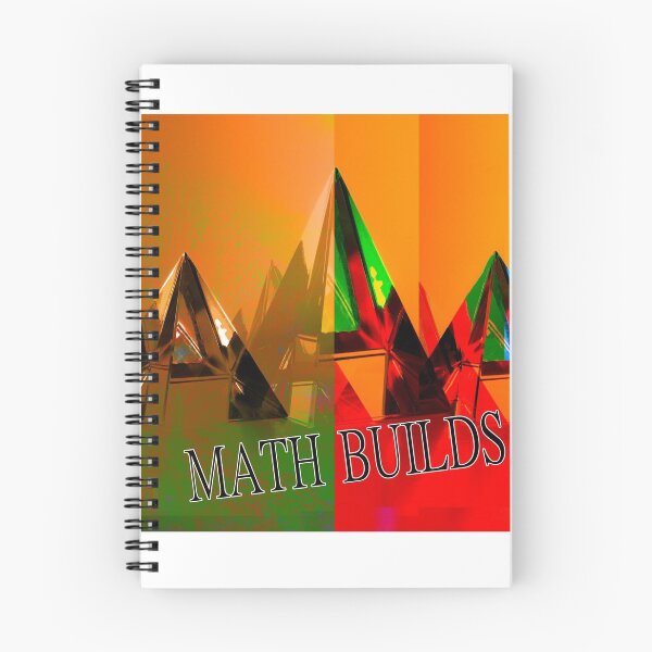 Item preview, Math Builds Poster with Pyramids designed and sold by EdwardMonet.