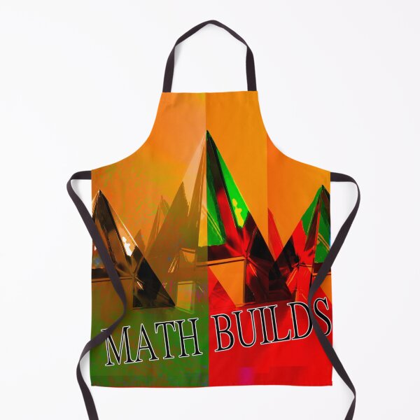 Item preview, Math Builds Poster with Pyramids designed and sold by EdwardMonet.