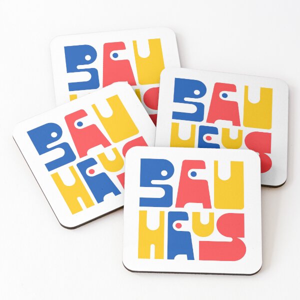 Item preview, Bauhaus Letters Blue Red Yellow #4 designed and sold by SalahBlt.