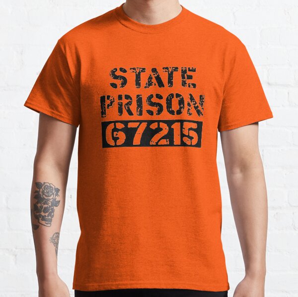 State prison or jail number orange costume Classic T-Shirt