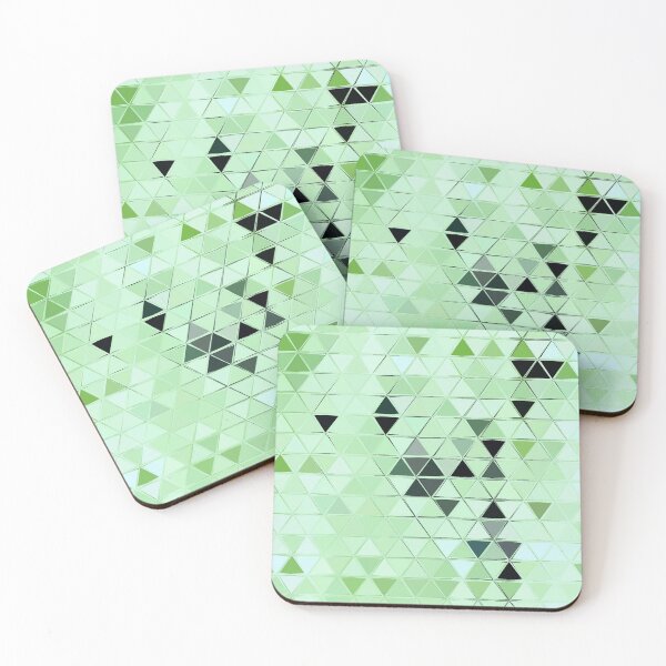 Item preview, Cool Colored triangle mosaic art designed and sold by AYACHI90.