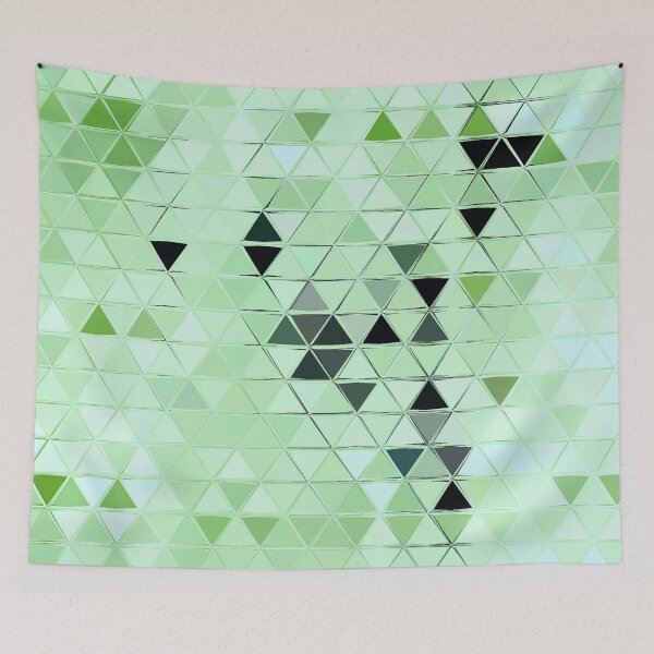 Item preview, Cool Colored triangle mosaic art designed and sold by AYACHI90.