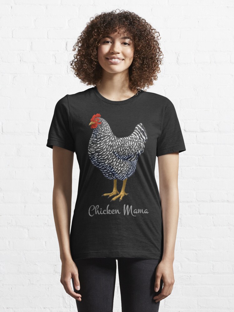 Chicken SVG, Chicken Mama Black Barred Plymouth Rock Hen Mom Bird