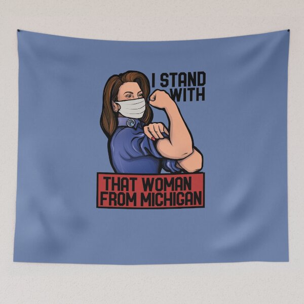 Item preview, I stand with that woman from Michigan Gretchen Whitmer  designed and sold by FrictionMaxxing.