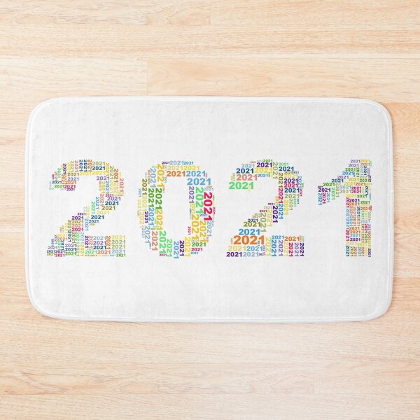 Item preview, Happy New Year 2021 in Word Cloud designed and sold by ittybittyowl.