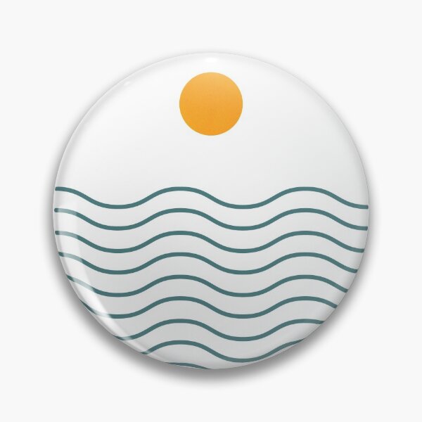 Item preview, abstract sea sun designed and sold by Peaceful Life Co.