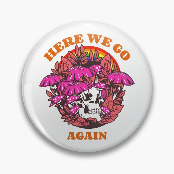 Item preview, Mushrooms- here we go again skull designed and sold by IntoTheMirror.