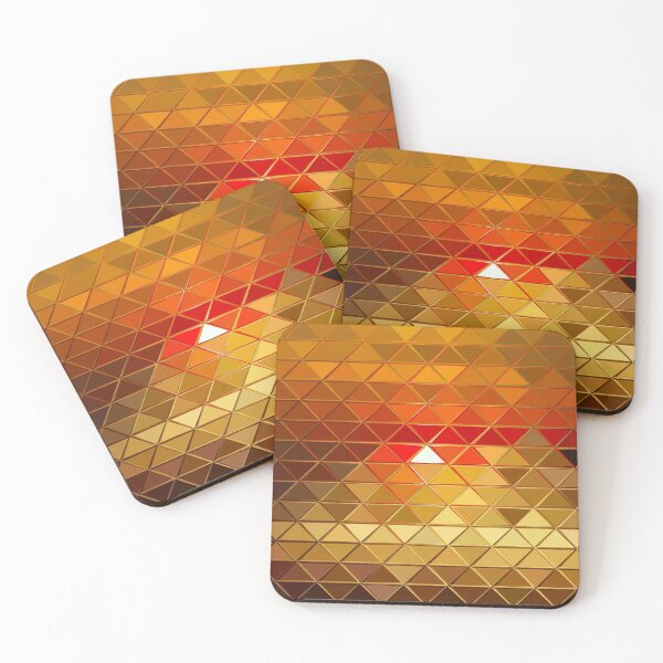 Item preview, Cool Colored triangle mosaic art designed and sold by AYACHI90.