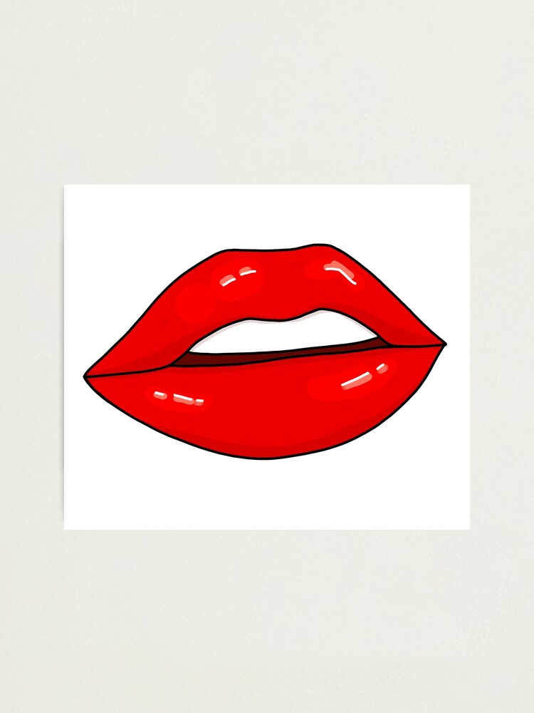 Kissing Red Lips Cartoon Kissing Red Lips Cartoon