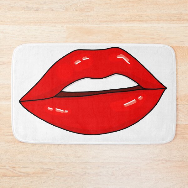 Item preview, Kissing Red Lips Cartoon designed and sold by doomdelion.