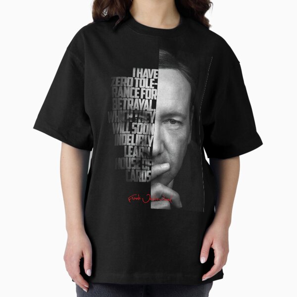 Item preview, Black and white Frank Underwood House of Cards quote. designed and sold by The Wise Fortress.
