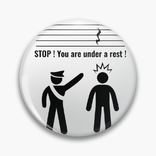 Item preview, STOP you are under a rest designed and sold by Batiskafoo.