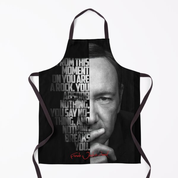 Item preview, Black and white Frank Underwood House of Cards quote. designed and sold by Enea Kelo.