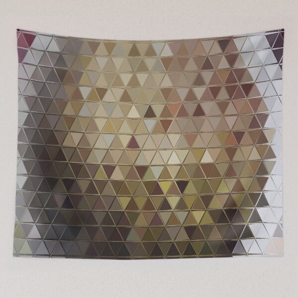Item preview, Cool Colored triangle mosaic art  designed and sold by AYACHI90.