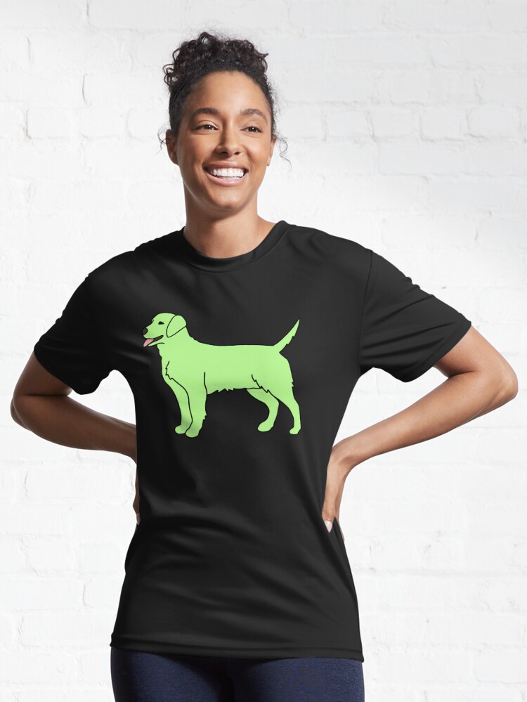 Neon Green Dog Lime Graphic T-Shirt Dress | Redbubble