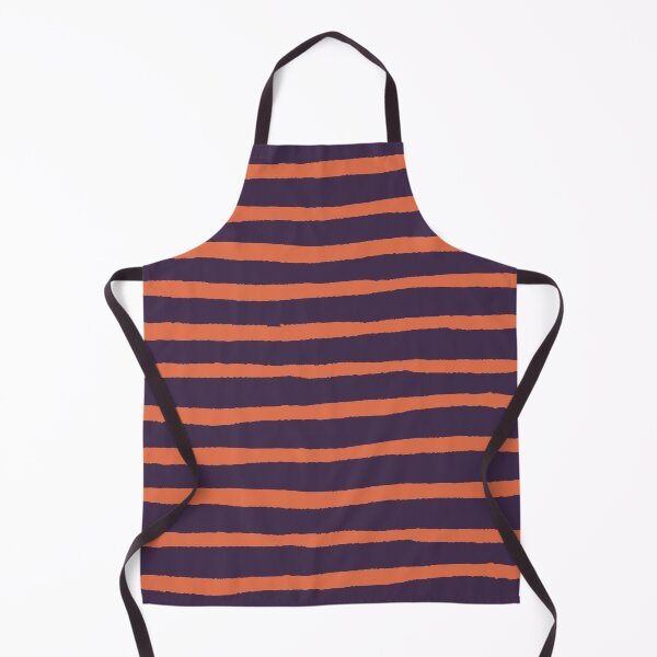 Item preview, minimalist purple and orange halloween organic stripes designed and sold by neopop.