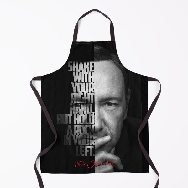 Item preview, Black and white Frank Underwood House of Cards quote. designed and sold by Enea Kelo.